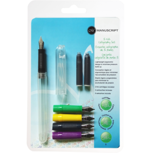 Набор пишущих узлов Manuscript Creative с аксессуарами 5шт блистер