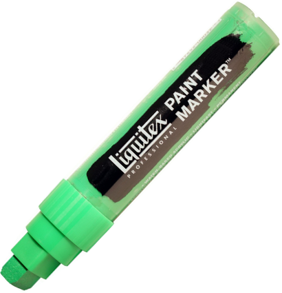 Маркер акриловый Liquitex Paint Marker широкий 15 мм 312 зеленый светлый перманентный купить в магазине маркеров ArtCraft.Space