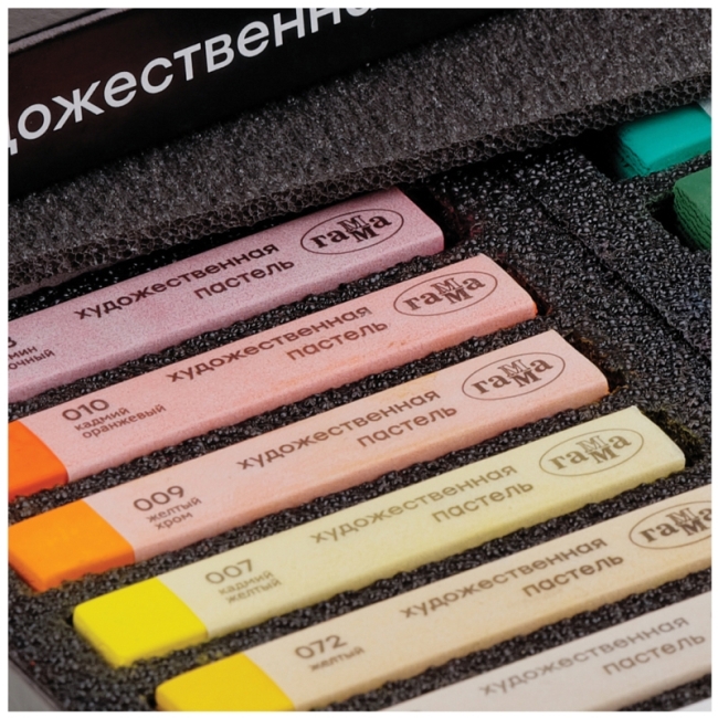 Пастель художественная Гамма "Старый мастер", 24 цвета, картон. упак.