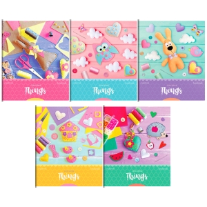 Тетрадь 96л., А5, клетка ArtSpace "Handmade hearts"