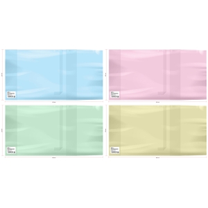 Обложка 233*450 для учебников старших классов, универсальная, ArtSpace, цветная, с закладкой, ПЭ 200мкм, ШК