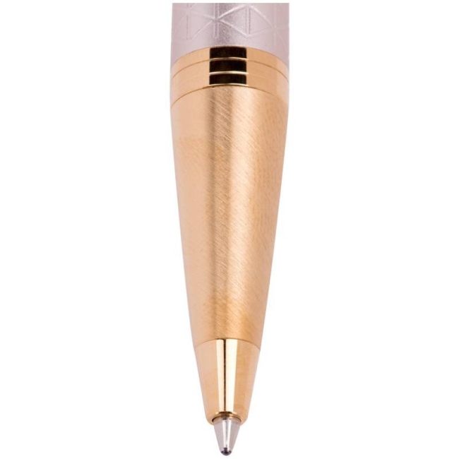 Ручка шариковая Parker IM Premium Warm Silver GT 1 мм синие чернила, подарочная упаковка купить в магазине ArtCraft.Space Ручка шариковая Parker IM Premium Warm Silver GT 1 мм синие чернила, подарочная упаковка купить в магазине ArtCraft.Space