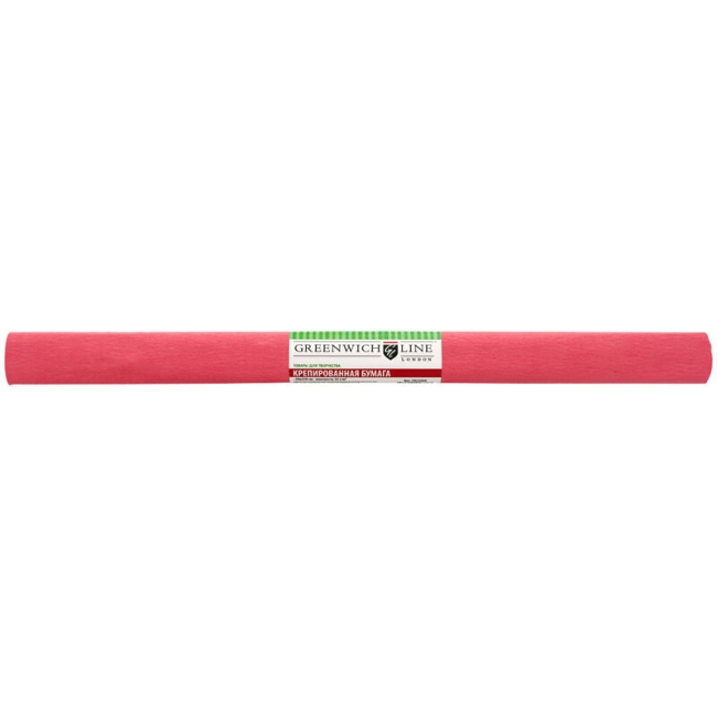 Бумага крепированная Greenwich Line, 50*250см, 32г/м2, темно-коралловая, в рулоне
