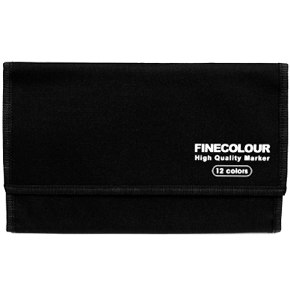 Базовый набор маркеров Finecolour Sketch 12 цветов для скетчей в пенале (вариант 4) купить в магазине товаров для рисования ArtCraft.Space с доставкой по РФ и СНГ