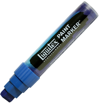 Маркер акриловый Liquitex Paint Marker широкий 15 мм 316 голубая ФЦ (зеленый оттенок) купить в магазине маркеров ArtCraft.Space