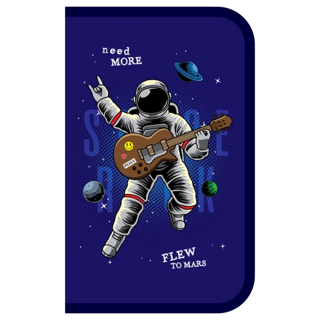 Пенал 1 отделение, 210*130 ArtSpace "To Mars", две откидные секции, ткань