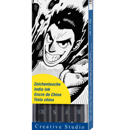 Набор черных линеров и брашпенов "Manga Black" Faber-Castell Pitt Artist Pen 4 штуки купить в художественном магазине ArtCraft.Space с доставкой по РФ и СНГ Набор черных линеров и брашпенов "Manga Black" Faber-Castell Pitt Artist Pen 4 штуки купить в художественном магазине ArtCraft.Space с доставкой по РФ и СНГ