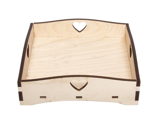 Заготовка для декорирования поднос вид 7 25х25х6см,