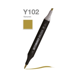 Маркер SKETCHMARKER Brush двухсторонний на спирт.основе цв.Y102 Орешник Маркер SKETCHMARKER Brush двухсторонний на спирт.основе цв.Y102 Орешник