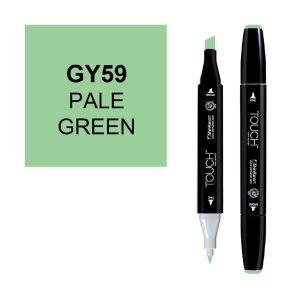 Маркер двухсторонний спиртовой TOUCH TWIN GY59 Зеленый бледный Маркер двухсторонний спиртовой TOUCH TWIN GY59 Зеленый бледный