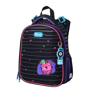 Ранец Forst F-Top "Pink tiger" 36*28*15см, 2 отделения, 2 кармана, анатомическая спинка