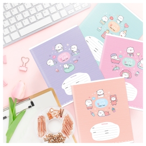 Тетрадь 24л., клетка MESHU "Happy time"