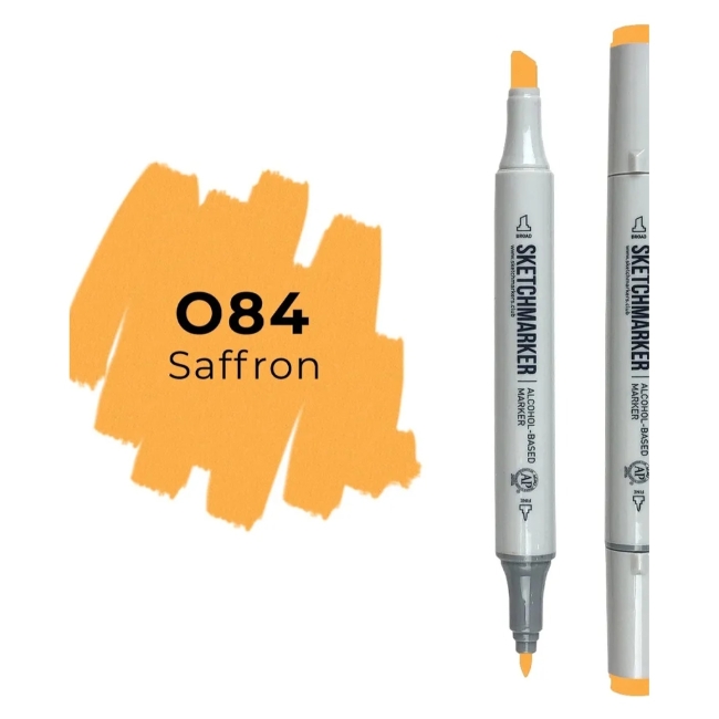 Маркер SKETCHMARKER двухсторонний на спирт.основе цв.O84 Шафран