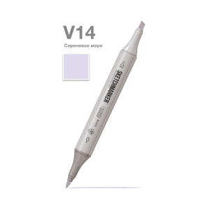 Маркер SKETCHMARKER двухсторонний на спирт.основе цв.V14 Сиреневое море Маркер SKETCHMARKER двухсторонний на спирт.основе цв.V14 Сиреневое море