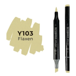 Маркер SKETCHMARKER Brush двухсторонний на спирт.основе цв.Y103 Соломенный Маркер SKETCHMARKER Brush двухсторонний на спирт.основе цв.Y103 Соломенный