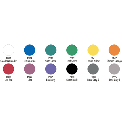 Купить набор профессиональных маркеров для скетчинга и дизайна Chartpak AD Markers 12 Basic основные цвета с кейсом для путешествий в интернет-магазине товаров для скетчинга ArtCraft.Space