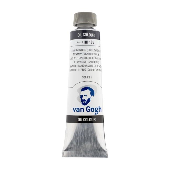 Краска масляная Van Gogh туба 40мл №105 Белила титановые
