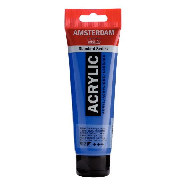 Краска акриловая Amsterdam туба 120мл №512 Кобальт синий (ультрамариновый)