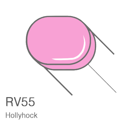 Маркер с кистью Copic Sketch RV55 Hollyhock / Штокроза Розовая поштучно купить в официальном магазине Копик Клаб ArtCraft.Space с доставкой по всему миру