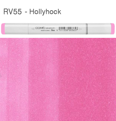 Маркер с кистью Copic Sketch RV55 Hollyhock / Штокроза Розовая поштучно купить в официальном магазине Копик Клаб ArtCraft.Space с доставкой по всему миру