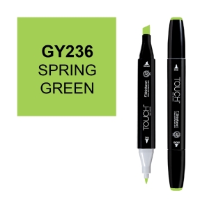 Маркер двухсторонний спиртовой TOUCH TWIN GY236 Зеленый весенний Маркер двухсторонний спиртовой TOUCH TWIN GY236 Зеленый весенний