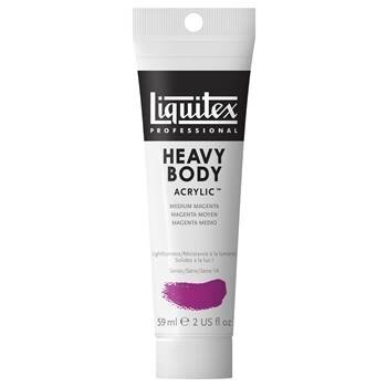 Краска акриловая LIQUITEX Heavy Body туба 59мл №500 маджента средняя,