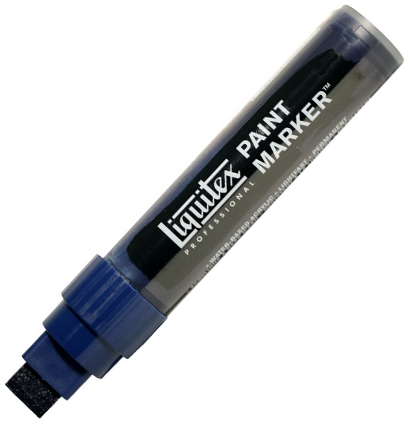 Маркер акриловый Liquitex Paint Marker широкий 15 мм 320 прусский синий имит купить в магазине маркеров ArtCraft.Space