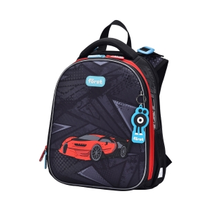 Ранец Forst F-Top "Red car" 36*28*15см, 2 отделения, 2 кармана, анатомическая спинка