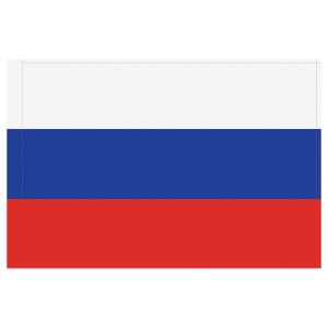 Флаг РФ 90*135см, пакет с европодвесом
