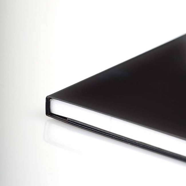 Блокнот Rhodiactive Exabook в клетку твердая обложка черный А4 / 80 листов / 90 гм купить  в художественном магазине ArtCraft.Space