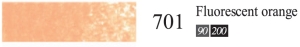 Пастель сухая мягкая профессиональная круглая Галерея цвет № 701 флуоресцентный оранжевый