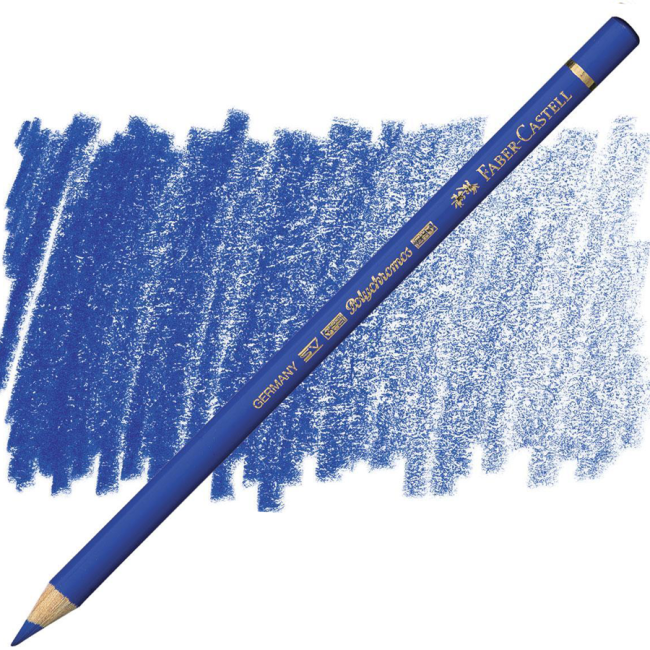 Карандаш художественный Faber-Castell "Polychromos", цвет 143 синий кобальт Карандаш художественный Faber-Castell "Polychromos", цвет 143 синий кобальт
