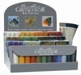 Картонный дисплей  "ART CHUNKY" для цветных угольных брусков, состав 12 цветов по 6 шт. + 3 набора "ART CHUNKY" (497 99А) + брошюрки