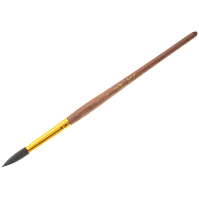 Кисть белка Гамма, круглая №08 Кисть белка Гамма, круглая №08