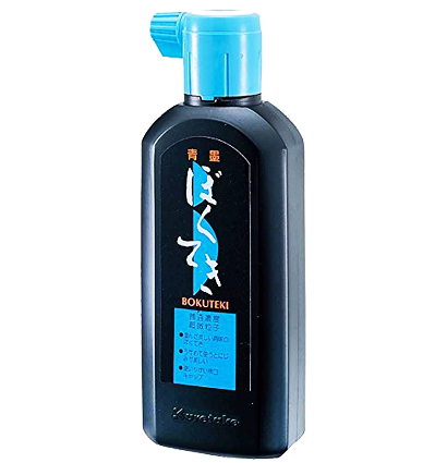 Тушь ZIG Kuretake Bokuteki Ink для каллиграфии синяя водостойкая 180 мл купить в художественном магазине ArtCraft.Space с доставкой по РФ и СНГ