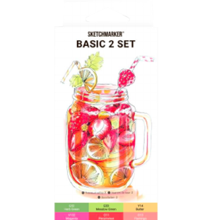 Набор маркеров SKETCHMARKER Basic 2 6шт + коробка, Набор маркеров SKETCHMARKER Basic 2 6шт + коробка,