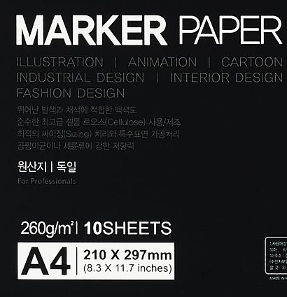 Бумага для маркеров Touch Marker Paper А4 / 10 листов / 260 гм купить в художественном магазине ArtCraft.Space с доставкой по РФ и СНГ