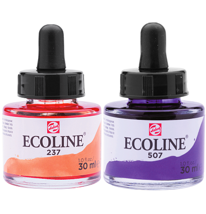 Набор Ecoline 5цв*30мл дополнительные цвета,