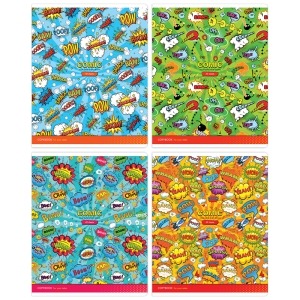 Тетрадь 40л., А5, клетка ArtSpace "Паттерн. Комикс"