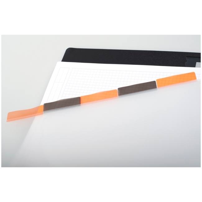 Блокнот Rhodiactive Exabooks 90г/кв.м 16,0х21,0см микроперфорация клетка 80л полипропиленовая обложка черный