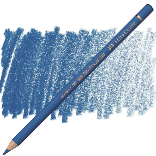 Карандаш художественный Faber-Castell "Polychromos", цвет 144 сине-зеленый кобальт Карандаш художественный Faber-Castell "Polychromos", цвет 144 сине-зеленый кобальт