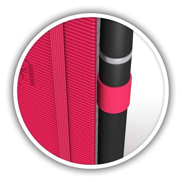 Блокнот OXFORD Office Signature A5 72л линейка фикс.резинка твердая обложка рубиново-красный 