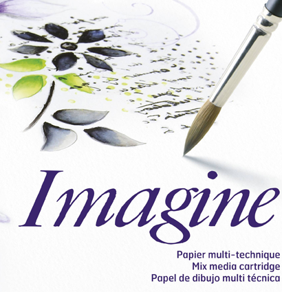 Универсальная бумага для рисования Canson Imagine Mix Media папка 24 х 32 см / 10 листов / 200 гм купить в художественном магазине ArtCraft.Space с доставкой по РФ и СНГ