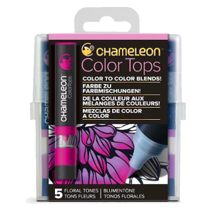 Набор цветовых блендеров "Chameleon" Floral Tones, цветочные оттенки  5 шт.