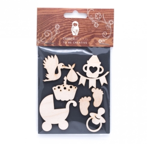 Набор заготовок для декорирования Celebrations3 фанера 10х14см,