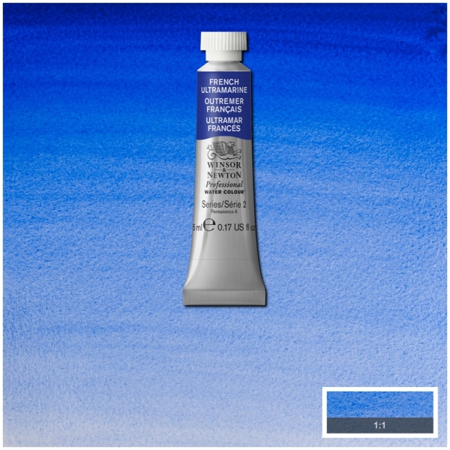 Акварель художественная Winsor&Newton "Professional", 5мл, туба, сер.2 №263 ультрамарин французский Акварель художественная Winsor&Newton "Professional", 5мл, туба, сер.2 №263 ультрамарин французский