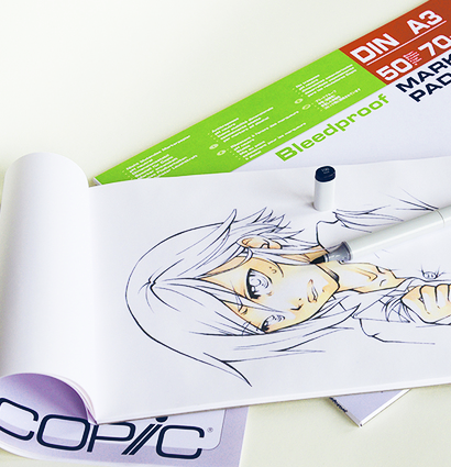 Альбом для маркера Copic 70гр/м.кв A2 50л