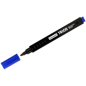 Маркер перманентный Luxor "Trios" синий, пулевидный, 2,5 мм