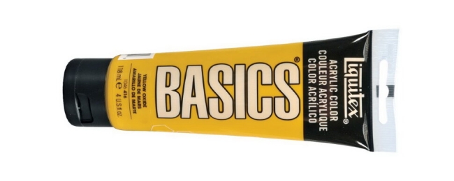 Краска акриловая Liquitex Basics №416 оксид желтый 118 мл купить в художественном магазине ArtCraft.Space с доставкой по всему миру