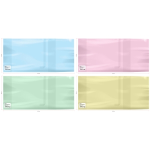 Обложка 220*460 д/дневников в тв.переплете/учебников мл.классов/раб.тетрадей/прописей/дид. мат., универс, цветная, с закладкой, ArtSpace ПЭ 200мкм,ШК